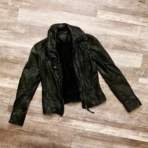 ALLSAINTS Leather Motorcycle Jacket